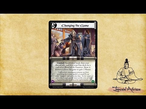 First look at L5R LCG - Tabletop Simulator Gameplay - Imperial Advisor Plays