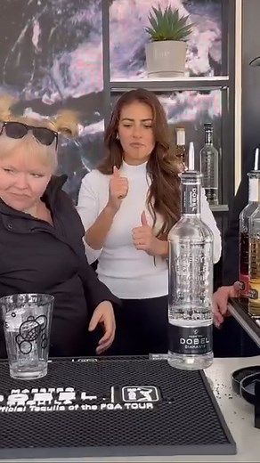 Tequila Karol took over the @dobeltequila bar this year at the @thegenesisinv and there is a reason they are THE tequila for the @pgatour. Tastes so good I may have ran away with a bottle! | Karol priscilla