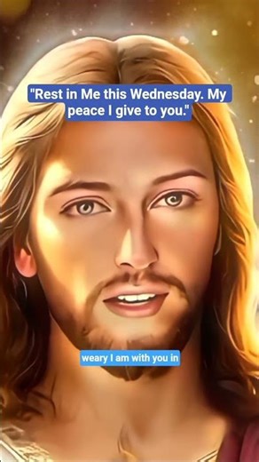 Midweek Peace with Jesus #WednesdayBlessing #JesusSpeaks #MidweekMotivation