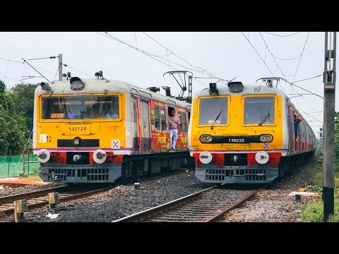 🔥Crazy EMU Local Trains Spotting Show at Hooghly Station | Indian Railways
