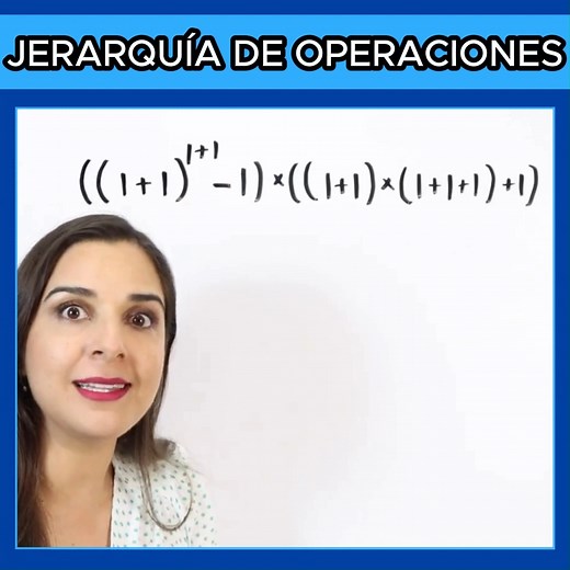 En este video se explica la jerarquía de operaciones en matemáticas, resolviendo ejercicios que incluyen potencias, multiplicaciones, sumas y restas 😎🔎 | Math2me