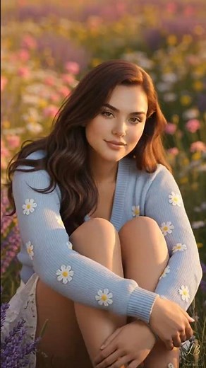 A Whisper of Spring 🌸 Knit & Lace Glam #fashionshorts #style #curvy #ootd #beautifulwomen #knittop