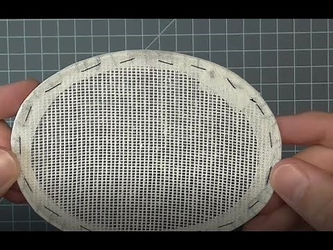 Sewing Wire to Buckram