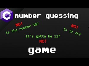 C# number guessing game 🔢