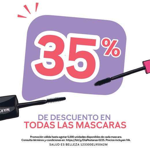 ¡No dejes pasar este increíble descuento! 🤩 Todas las Mascaras para Pestañas están al 35% de descuento, compra tus preferidas ahora.​ Encuentra tu mascara perfecta en www.marykay.com.mx.​ #MaryKayDeMéxico | Mary Kay de México