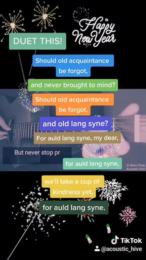 Auld Lang Syne Acoustic Happy New Year! #2021 #newyear #auldlangsyne #duetthis #acoustic #karaoke #foryoupage #fyp #fypシ #acoustichive #duet #foryou #