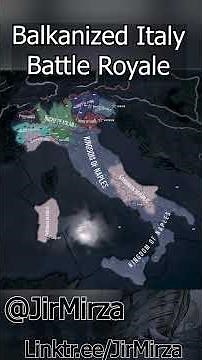 Balkanized Italy Battle Royale #heartsofiron4 #hoi4 #shorts #trending #ww2 #italy #balkan #fypシ