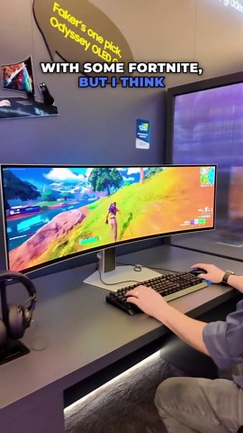 The new Samsung Odyssey OLED G9 gaming monitor!