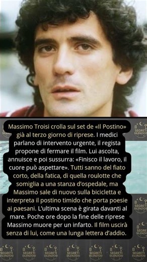 Massimo Troisi Segreti Silenziosi