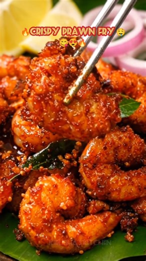 👉"Hotel Style Eraal Fry in 10 mins🔥🤤😋#prawnfry #eralfry #seafoodlover #kirubhaskitchen #homemade