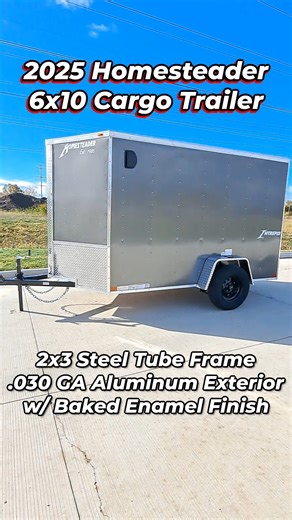 From our first batch of Homesteader trailers , check out this 6x10...