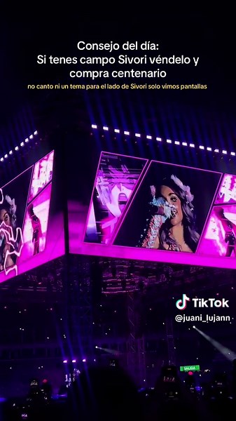 María Becerra en River: Vende tu Campo y Compra Centenario