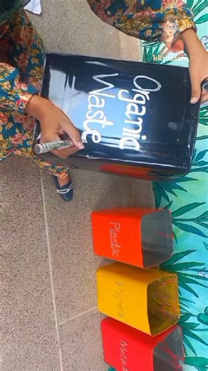 diy waste bin transformation ✨️