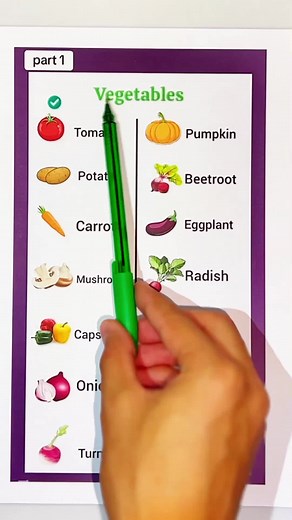 Engaging English Lessons with Vegetables