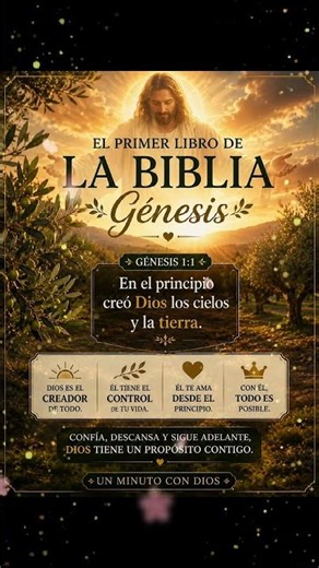 📖 The beginning of everything is in God's hands ✨ | Genesis 1:1