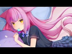 ASMR Cat girl sleeps with you in bed 😴💞 | Breathing & Sheets Scratching | Binaural, No Talking