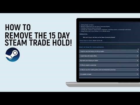 How to Remove the 15 Day Steam Trade Hold [easy]