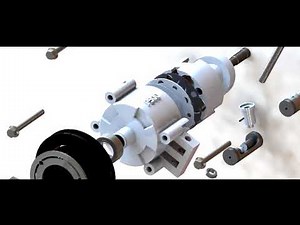 BUE ME SolidWorks Projects - Car Air Conditioning Compressor