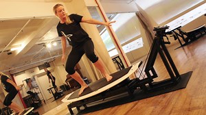 Surf's Up Inside the Gym