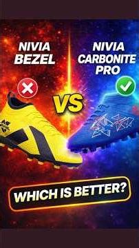 Nivia Bezel vs Carbonite Pro - ₹1100 studs worth it? #football #shorts #footballindia