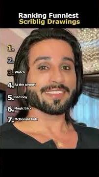 🤣 Top 10 HILARIOUS Scribble Drawings That Will CRACK You Up! | Ranking Funniest Pt 1 #Shorts"