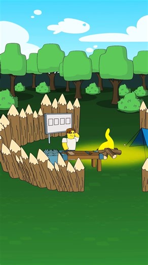 The worst crafter in Roblox! #shorts #animation #99nightintheforest