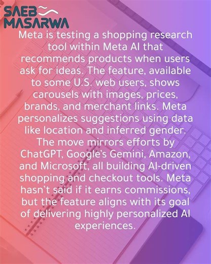 Meta AI aims to handle shopping tasks on users' behalf