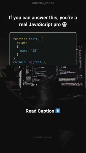 Explanation and answer in description🧑‍💻 #coding #shorts #javascript #programming #developers