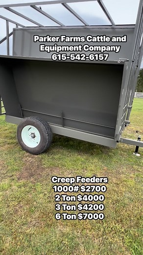 Call 615-542-6157 #farming #cattle #feeding #beef #hay #creepfeeder | Parker Farms Cattle and Equipment Company