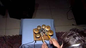 This miniature drum kit is amazing. Anyone know where I can get one? | Audio Animals Ltd.