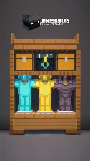 Minecraft Armoury Tutorial 🛡️ ⚔️ #minecraft