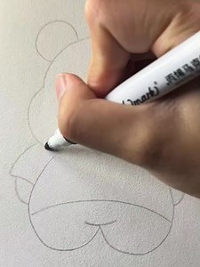 Cute Bear 🐻 asmr Colouring 🖍 🎨 💗 . #bear #Colouring #drawing #paintings #sketching #asmrcoloring | Colour With Deisy