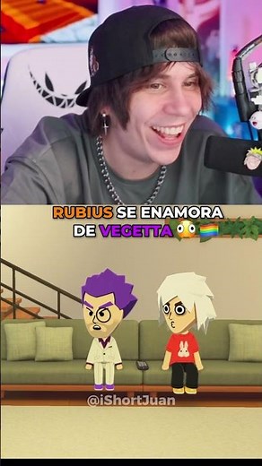 RUBIS IN LOVE WITH VEGETA?? 😂 #shorts #meme #laugh