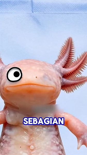 WHY DO AXOLOTLS ALWAYS LOOK LIKE BABIES‼️