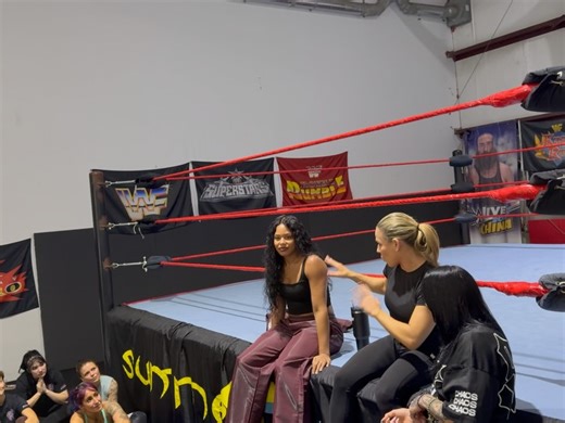 Bayley on Instagram: "Just a glimpse of DAY 1 at @lodestone_est2025 I felt it was important for the Lodestone women to be able to ask some questions and hear stories from some of the top performers in the industry. Who themselves have gone through many struggles and was told ‘NO’ over and over again. But here they are, all former Women’s champions and living legends. It was such a beautiful conversation and I’m so proud to share a locker room with all these women. Thank you @rhearipley_wwe, @bia