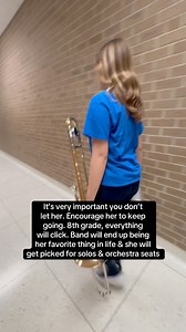 I don’t do many “trends” on social media, but this one gets me. 🥹 she thanks me constantly for encouraging her to stick it out at the beginning “at least until high school”. I knew if I could get to to at least play until then, that would give her time to break through the barriers of learning an instrument & show her that she has a talent in music. And it all paid off 🥰 #musician #trombone #motherhood | Alyssa Schroeder