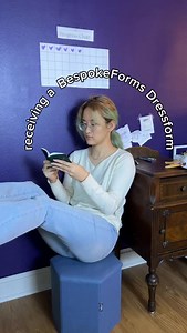 Reenactment of a customer receiving and assembling their dressform 💜 | Bespoke Forms