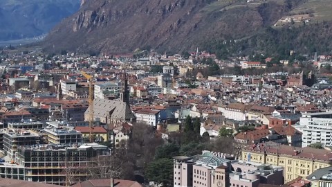 Bolzano, Italy: A drone's view of the Dolomites