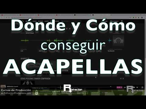 DÓNDE y CÓMO conseguir ACAPELLAS 🎤🎤