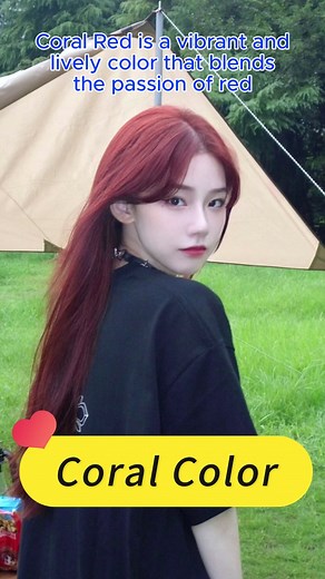 Vibrant Coral Red Hair Color: A Captivating Hue