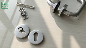 Doorplus Hardware Door Handle Stainless Steel Mortise Handle Wood Interior Security Door Handle With Lock