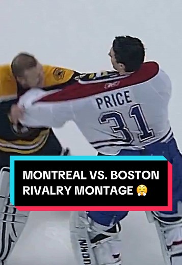 Montreal vs. Boston — where history gets heated 😤 #NHL #MontrealCanadiens #hockey #BostonBruins #sports