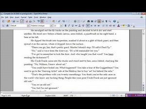 Typesetting using OpenOffice Writer Part 2