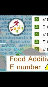 Food Additives E number