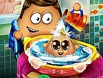 Play Pou Baby Wash | Free Online  Games. KidzSearch.com