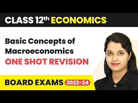 Class 12 Economics Ch2|Basic Concepts of Macroeconomics (Sandeep Garg) Full Chapter-One Shot 2022-23