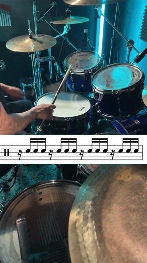 Try this exercise 🥁cc: vincentvdrums #drums #drummer #drumming #drumlessons #shorts