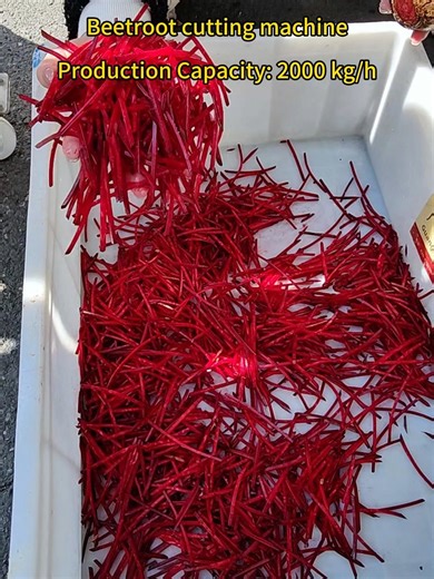 Efficient Beetroot Cutting Machine for Quick Preparation