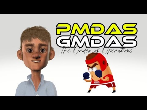 PMDAS & GMDAS The Order of Operations Explain