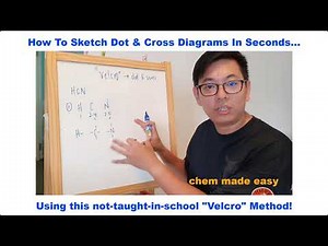 How To Draw Dot and Cross Diagrams for Covalent Molecules
